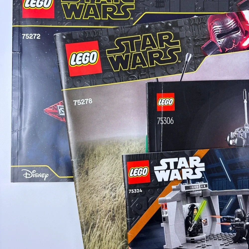 Lego Star Wars Lot of 20 Instruction Manuals Books 6209 7257 8097 75100 READ/SEE